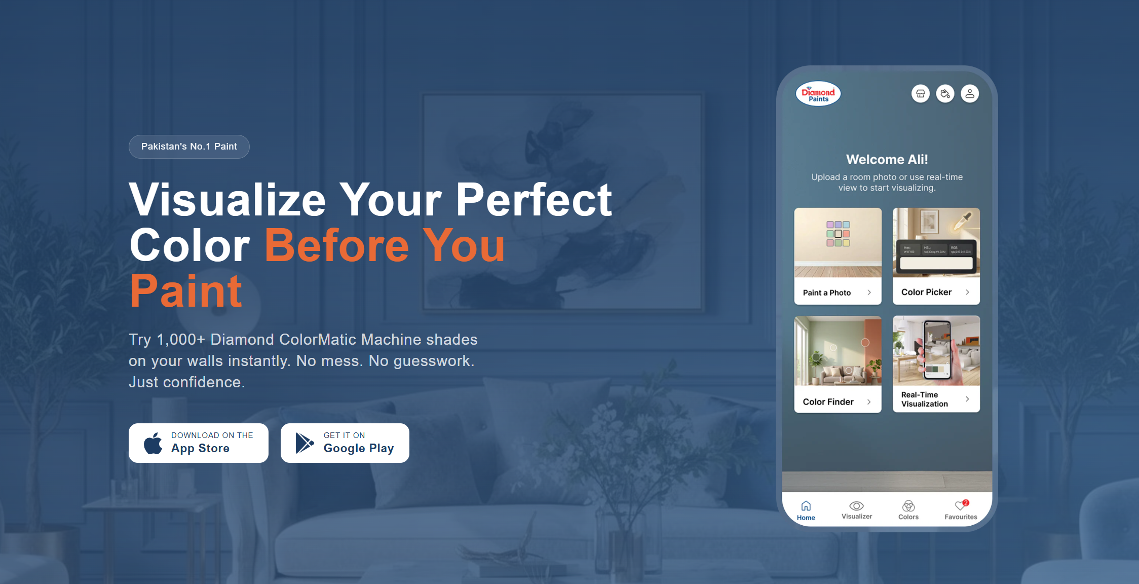 Diamond Paints Visualizer App Brings Smarter Paint Selection to Pakistan