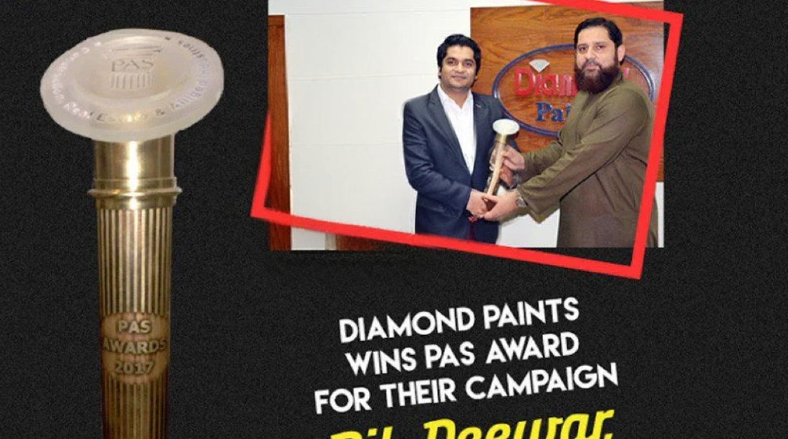 Diamond Paints Wins Pakistan Society Awards (PAS)