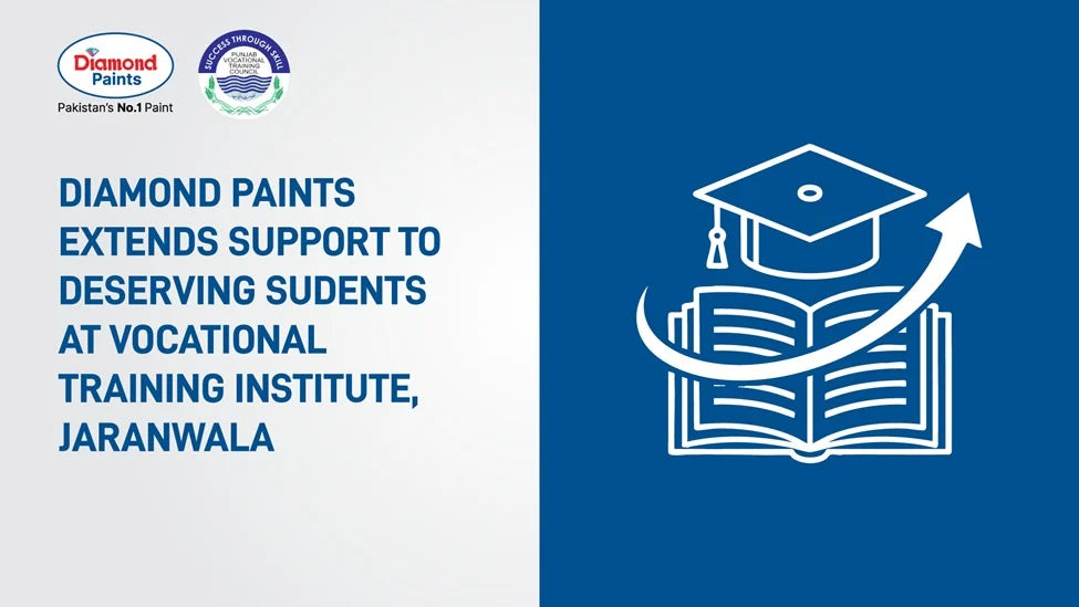 Diamond Paints Extends Support to Deserving Students at VTI Jaranwala